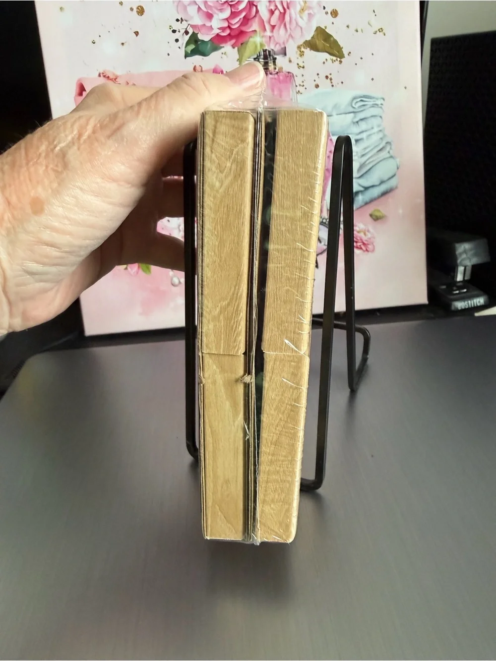 Natural Finish 4-Pack Mini Picture Frames - Natural Wood Color